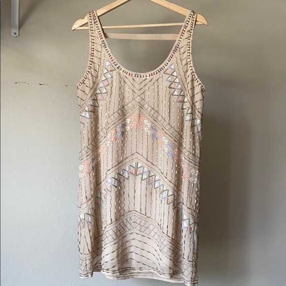 Free People Tribal Arrows Embellished Shift Dress - Picture 3 of 3